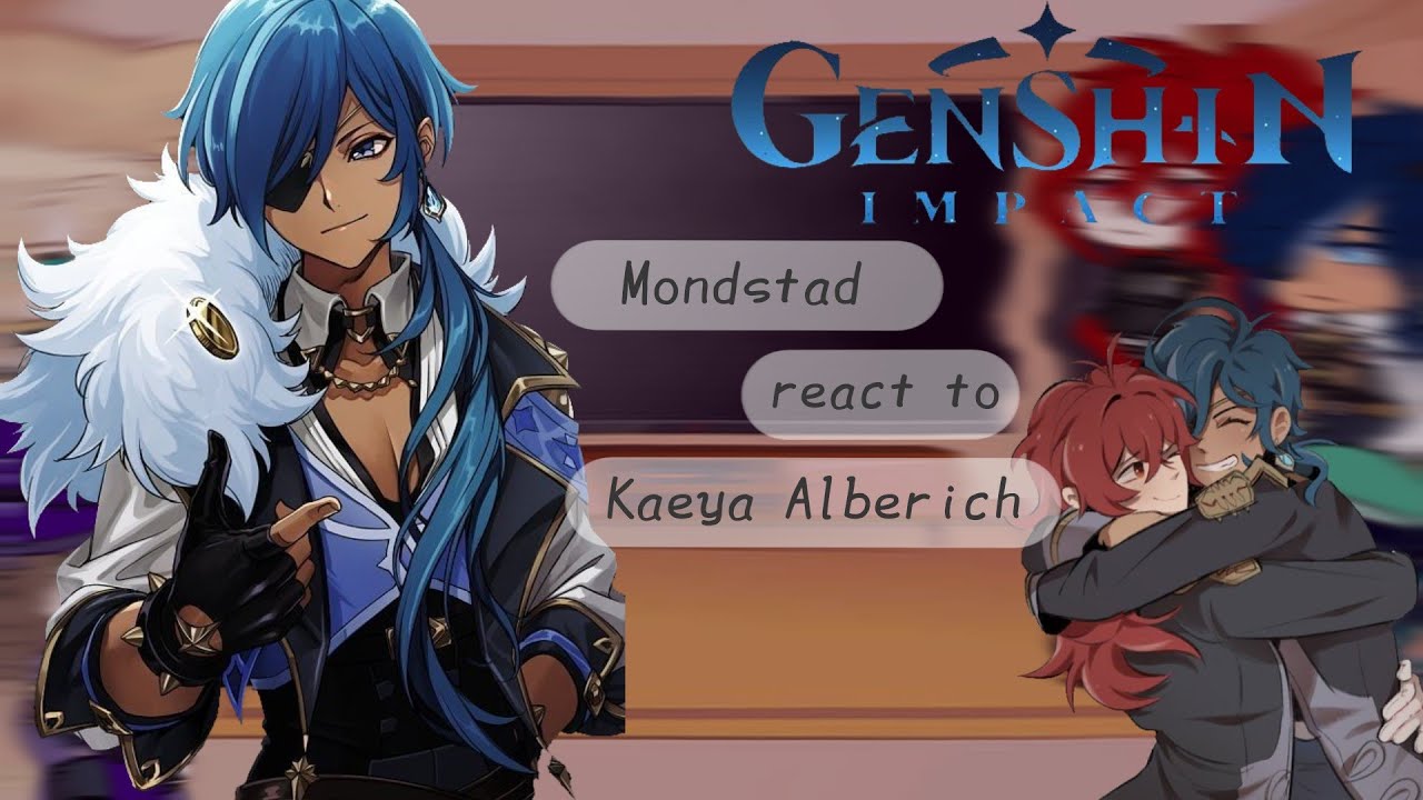 Mondstad Ft Aether React To Kaeya Alberich Genshin Impact Gacha