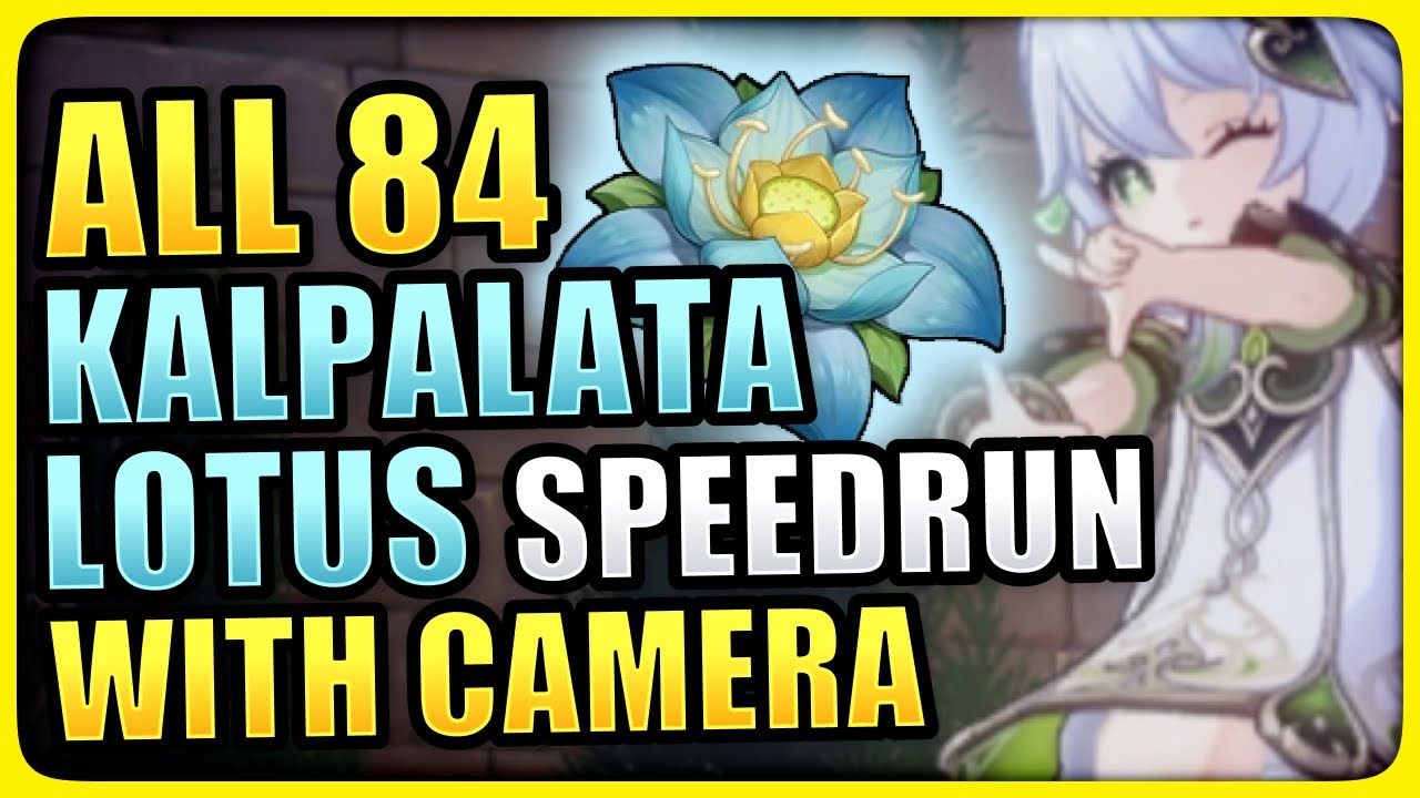 ALL 84 Kalpalata Lotus Locations WITH NAHIDA CAMERA Genshin Impact