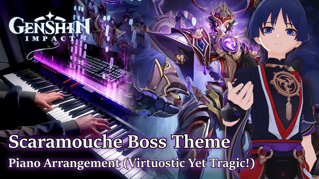 Scaramouche Boss Theme Phase 2 Genshin Impact Epic Piano Arrangement