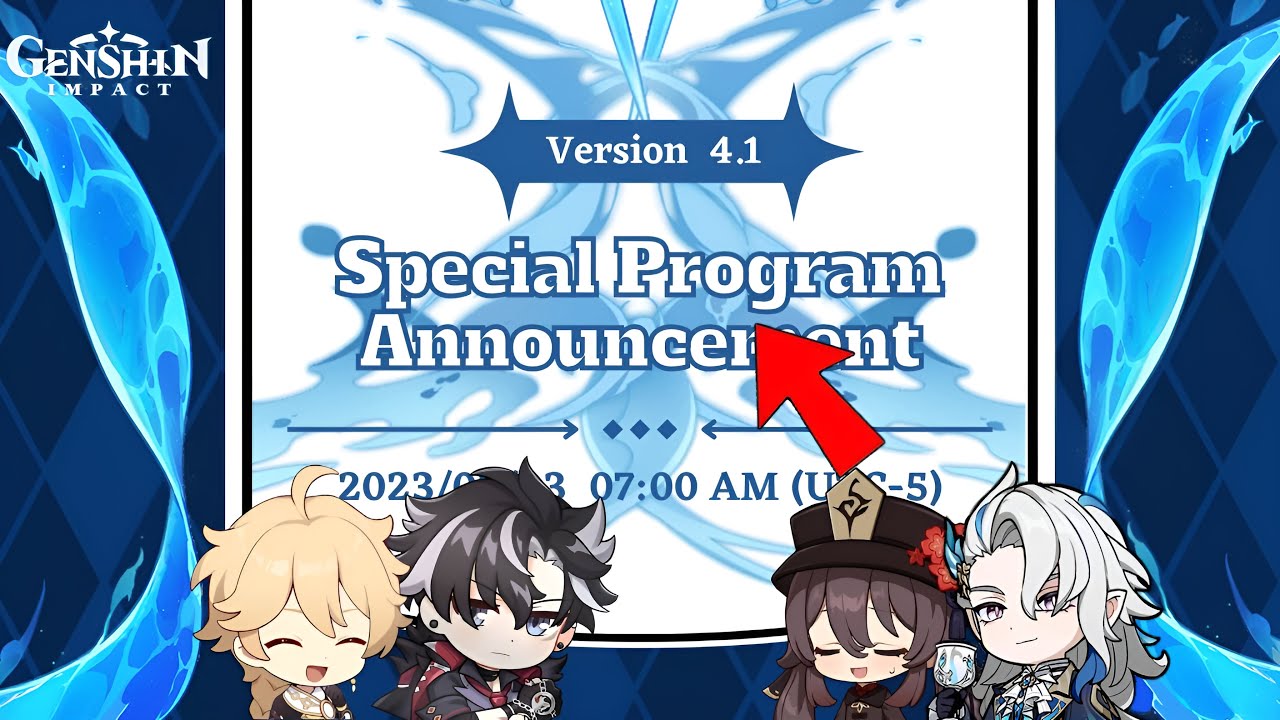 Confirmed Hoyoverse Revealed Version Special Program And