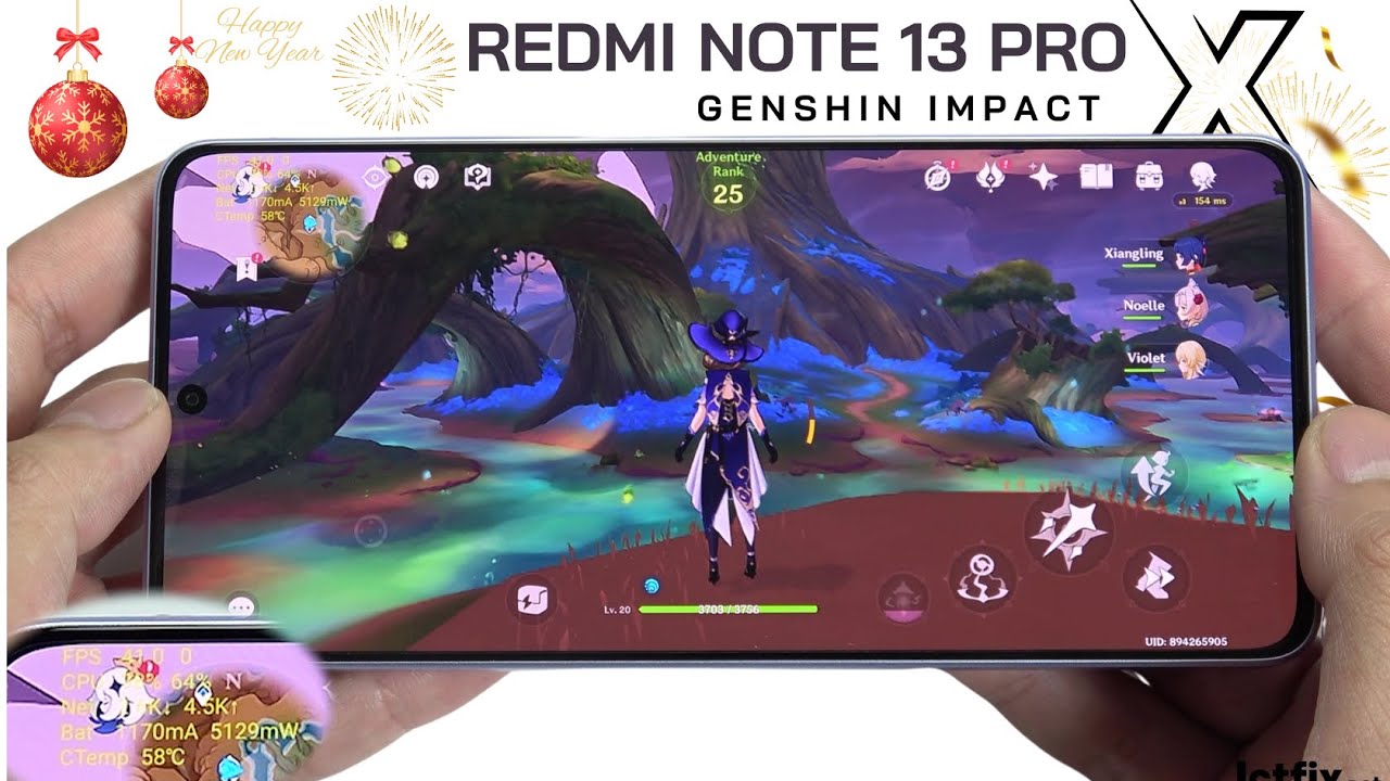 Xiaomi Redmi Note 13 Pro Genshin Impact Gaming Test Snapdragon 7s Gen