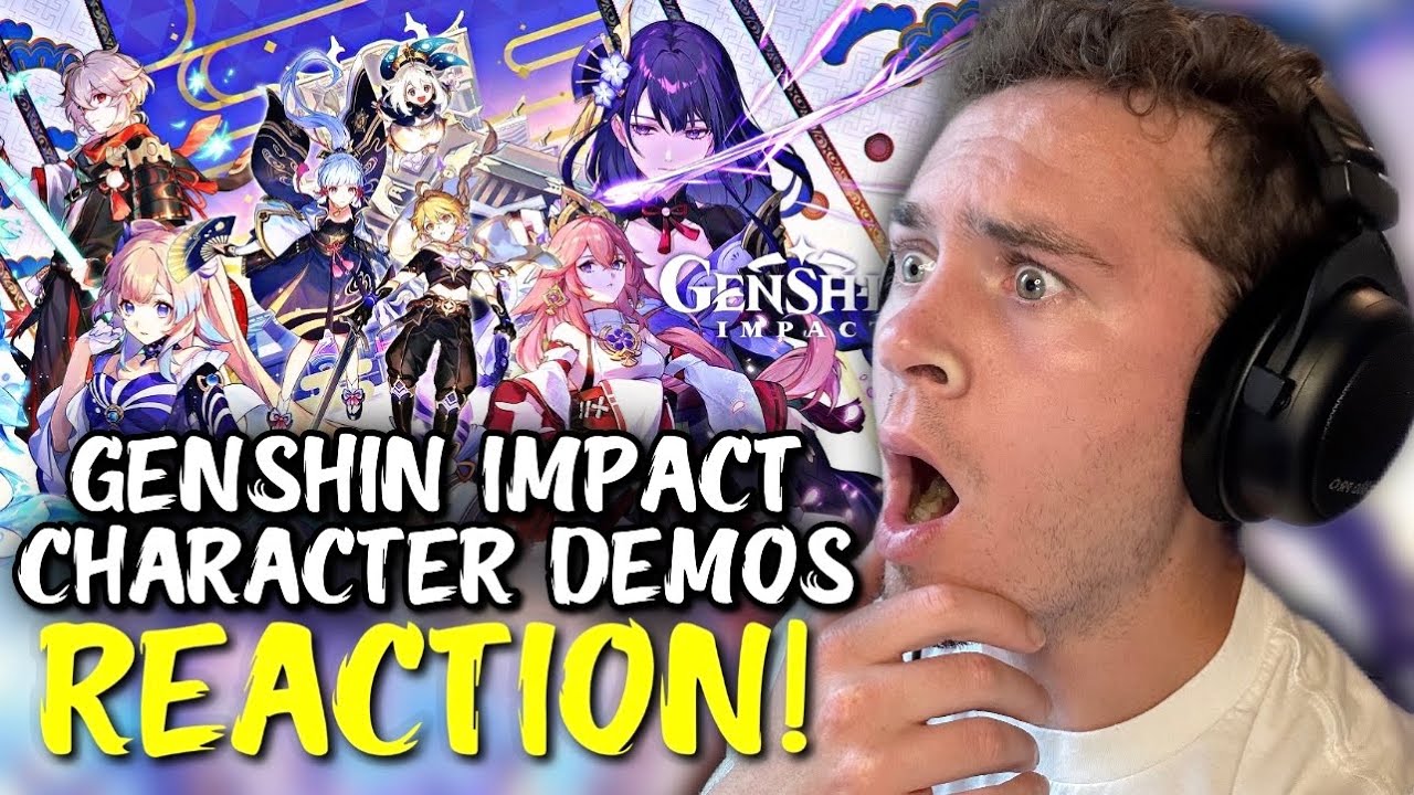 FIRST REACTION To All GENSHIN IMPACT Character Demos Part 2