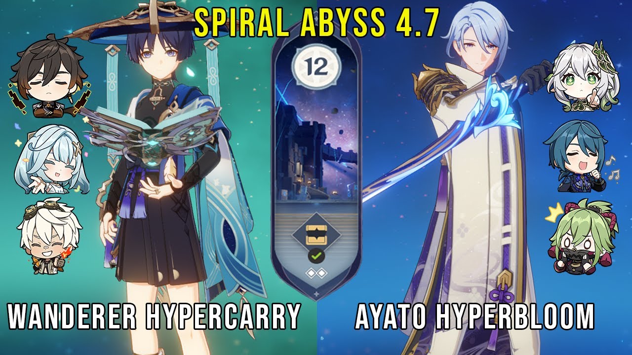 C1 Wanderer Hypercarry And C0 Ayato Hyperbloom Genshin Impact Abyss 4