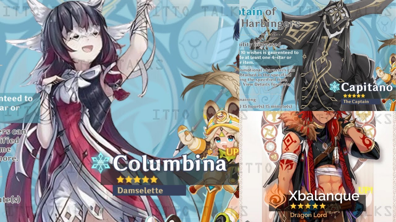 NEW UPDATE COLUMBINA XBALANQUE PYRO TRAVELER AND SNEZHNAYA