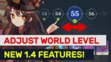 NEW Adjustable World Level Features! Condensed RESIN Cap Increase? | Genshin Impact