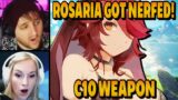 ROSARIA GOT NERFED! | C10 WEAPON | GENSHIN IMPACT FUNNY MOMENTS PART 145