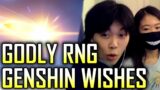 1 hour of GODLY RNG and Scam Wishes on Genshin Impact