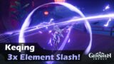 [Fixed] Keqing 3x Element Slash Possible! – Genshin Impact Keqing Trick