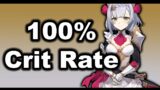 Genshin Impact 100% Crit Rate Noelle [Full Gladiator Set]