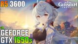 Genshin Impact 1.2 | GTX 1650 Super + Ryzen 5 3600 | 1080p