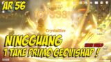 INSANE!! NINGGUANG 1 TAKE PRIMO GEOVISHAP + Build | GENSHIN IMPACT
