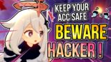 LOOK WHAT GENSHIN IMPACT HACKER DID ! KEEP YOUR ACC SAFE NOW !!