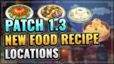 NEW RECIPES LOCATIONS AND SPECIAL DISH! Genshin Impact 1.3 Guide Xiao Best Husbando