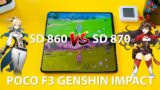 POCO F3 vs POCO X3 Pro GENSHIN IMPACT