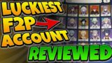 REVIEWING THE LUCKIEST F2P ACCOUNT EVER! | GENSHIN IMPACT