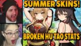 SUMMER SKINS! | BROKEN HU TAO STATS | GENSHIN IMPACT FUNNY MOMENTS PART 168