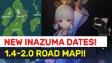 UPCOMING 1.4-2.0 Inazuma Scheduled Dates! Latest Hu Tao Gameplay! | Genshin Impact