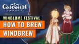 Windbrew | How To Brew With Margaret | Windblume Festival | Genshin Impact