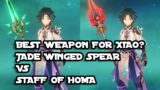 Xiao: Primoridal Jade Winged Spear vs Staff of Homa (Weapon Comparison) | Genshin Impact