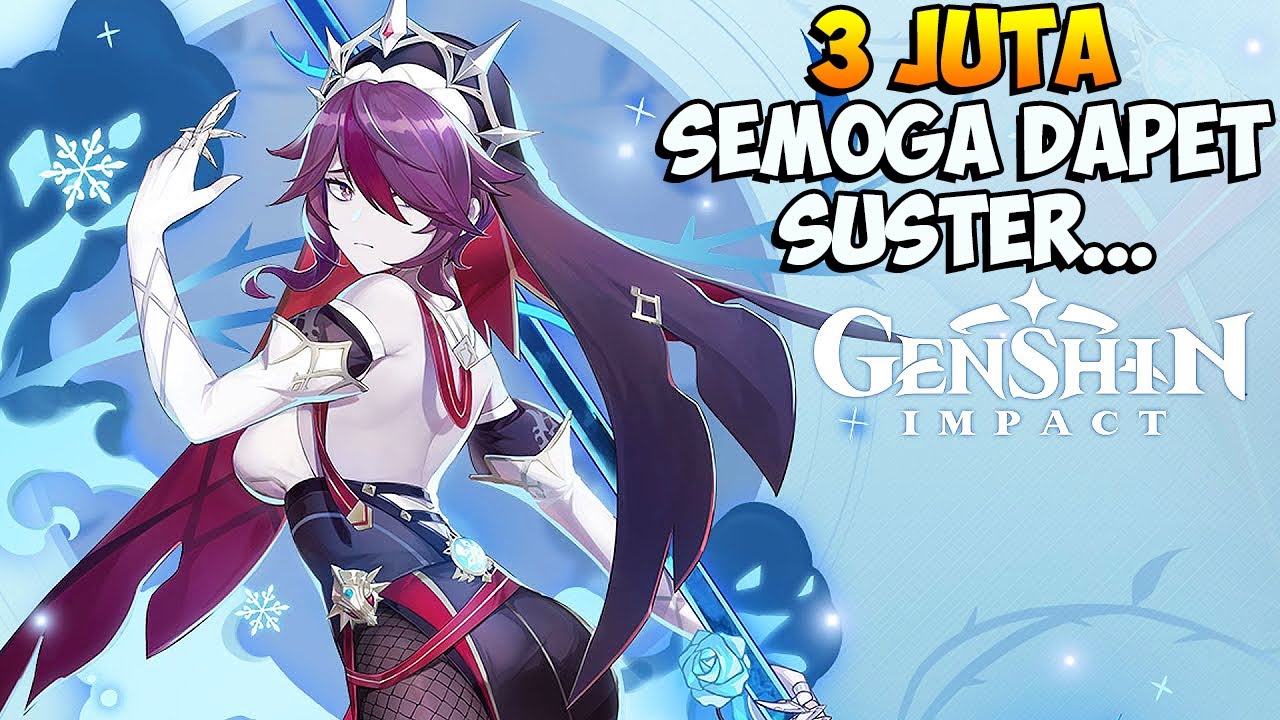 3 Juta Semoga Aku Dapat Suster Sexy Rosaria Genshin Impact Genshin