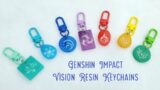 [Genshin Impact] Vision Resin Keychains – The Making