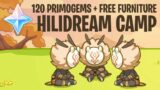 Hilidream Camp: Complete Guide (Free Furniture & 120 Primogems), Genshin Impact