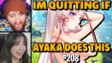 I'M QUITTING IF AYAKA DOES THIS | GENSHIN IMPACT FUNNY MOMENTS PART 208