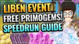 LIBEN EVENT Speedrun Guide (FREE 420 PRIMOGEMS!!) Genshin Impact New Event Marvelous Merchandise 1.4