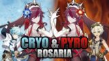 PYROSARIA & CRYOSARIA – A Dance of Fire & Ice | Genshin Impact