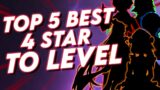 TOP 5 FOUR-STAR Genshin Impact Units | Top of the Genshin Impact Tier List | Noelle Xingqiu Bennet +