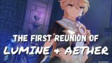The First Reunion Of Lumine And Aether – Genshin Impact