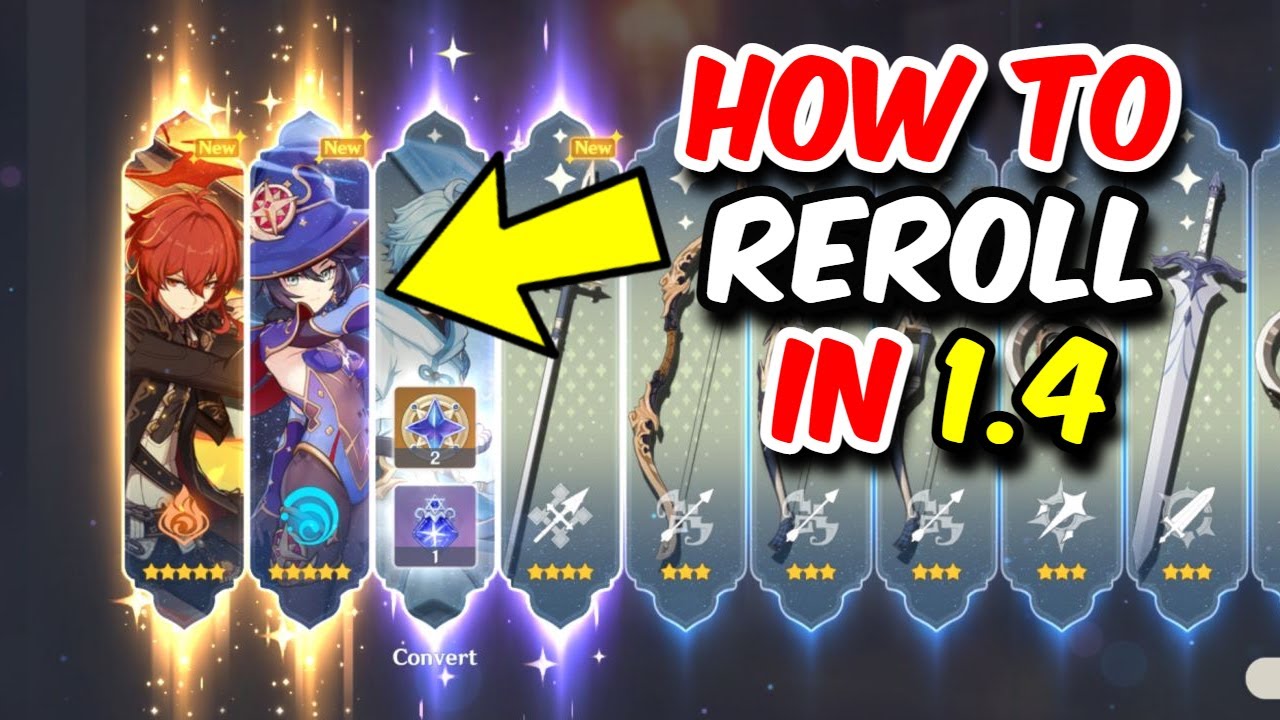 *UPDATED* How to Reroll in Patch 1.4 Reroll Guide Genshin Impact