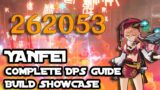 Yanfei DPS Guide | Complete Build Showcase | Genshin Impact