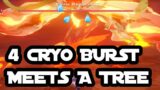 4 Cryo Burst 1 Pyro Regisvine – Genshin Impact