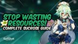 ADVANCED SUCROSE GUIDE! Best Support Build – All Artifacts, Weapons & Teams | Genshin Impact