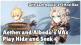 Aether and Albedo's VAs Play Hide and Seek | Genshin Impact