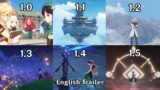 Genshin Impact All Trailer Version 1.0 – 1.5 English Dub