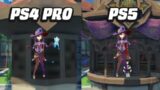 Genshin Impact PS4 Pro to PS5 Comparison (1.5 Update)