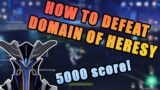 How to complete the Domain of Heresy (Twisted realm) | GENSHIN IMPACT
