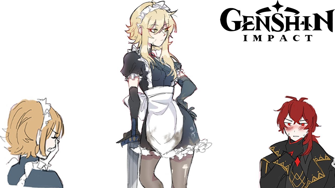 Maid Lumine [Genshin Impact Comic Dub] - Genshin Impact videos