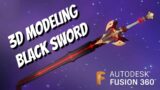 Modeling Black Sword from Genshin Impact