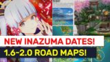 NEW Inazuma RELEASE Dates! 1.6-2.0 Content Road-Map Update! | Genshin Impact