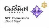 NPC Commission: Good Sign | Genshin Impact | No Commentary