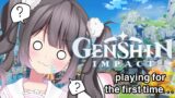 Playing genshin impact for the FIRST TIME?!.?!?