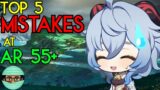 Top 5 Mistakes I see AR 55+ Players Make ALL THE TIME | Genshin Impact