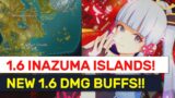 UPCOMING Patch 1.6 Inazuma Islands! NEW 1.6 DMG Buff Details! | Genshin Impact