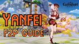 Yanfei Character Guide & Build – Genshin Impact