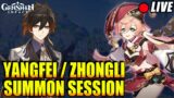 Yanfei / Zhongli summoning / review session | $2000 ready | Genshin Impact