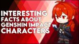 1 Interesting Fact About Every Character In Genshin Impact