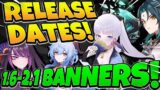 1.6-2.1 Upcoming Banners! + Release Dates | Genshin Impact